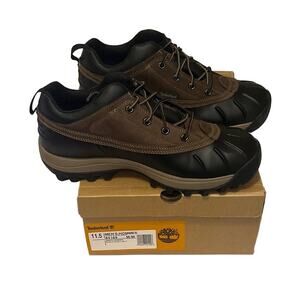 Timberland Men's Brown and Black Boots